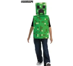Costume da rampicante Minecraft con maschera per ragazzo