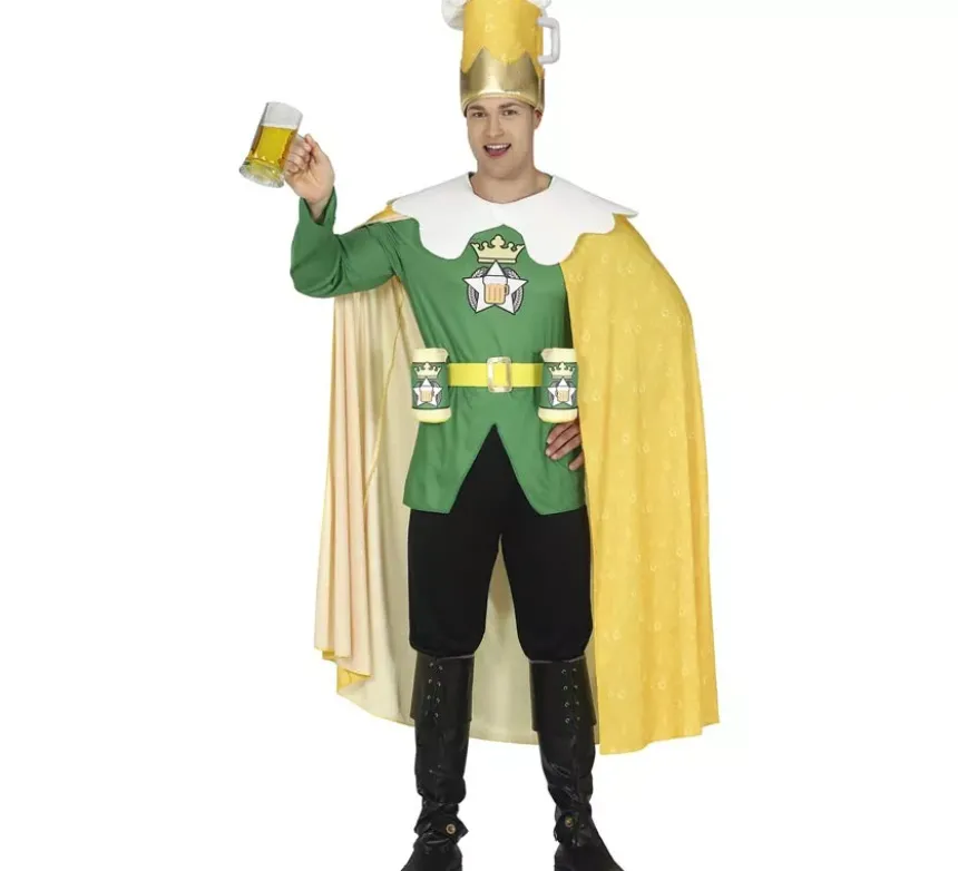Costume da re della birra per uomo