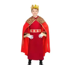 Costume da re del mago rosso per bambini e neonati