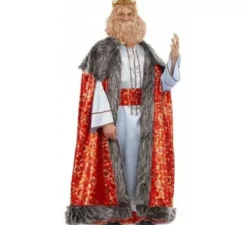 Costume da Re Gaspare broccato per uomo