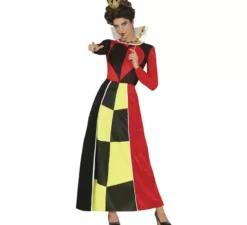 Costume da Regina di Cuori rossa per donna