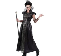 Costume da regina oscura da diva per donna