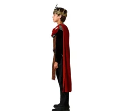 Costume da Re Medievale rosso per bambino