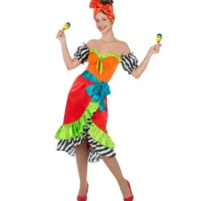 Costume da Rumbera tropicale per donna