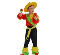 Costume da rumbero rosso per un ragazzo