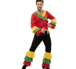 Costume da rumbero rosso per un uomo