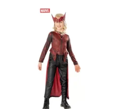Costume da Scarlet rosso Deluxe per bambina