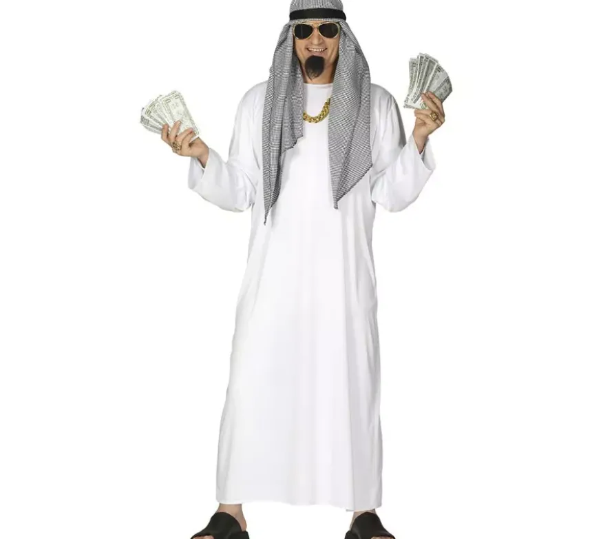 Costume da sceicco arabo per uomo