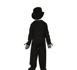 Costume da Scheletro arancione per bambino