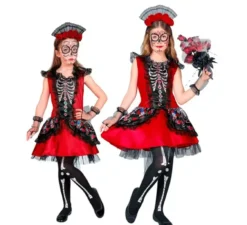 Costume da scheletro Catrina per bambine