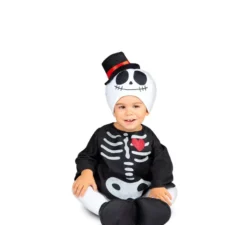Costume da Scheletro con cuore per bebè e bambino