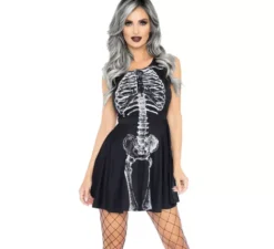 Costume da scheletro da donna