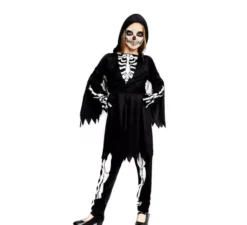 Costume da scheletro del boia per bambina