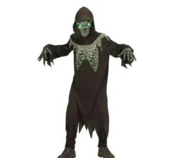 Costume da scheletro della morte per ragazzi