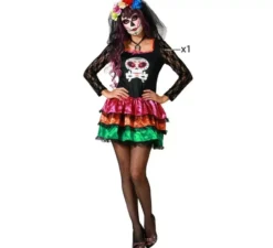 Costume da scheletro messicano per donna