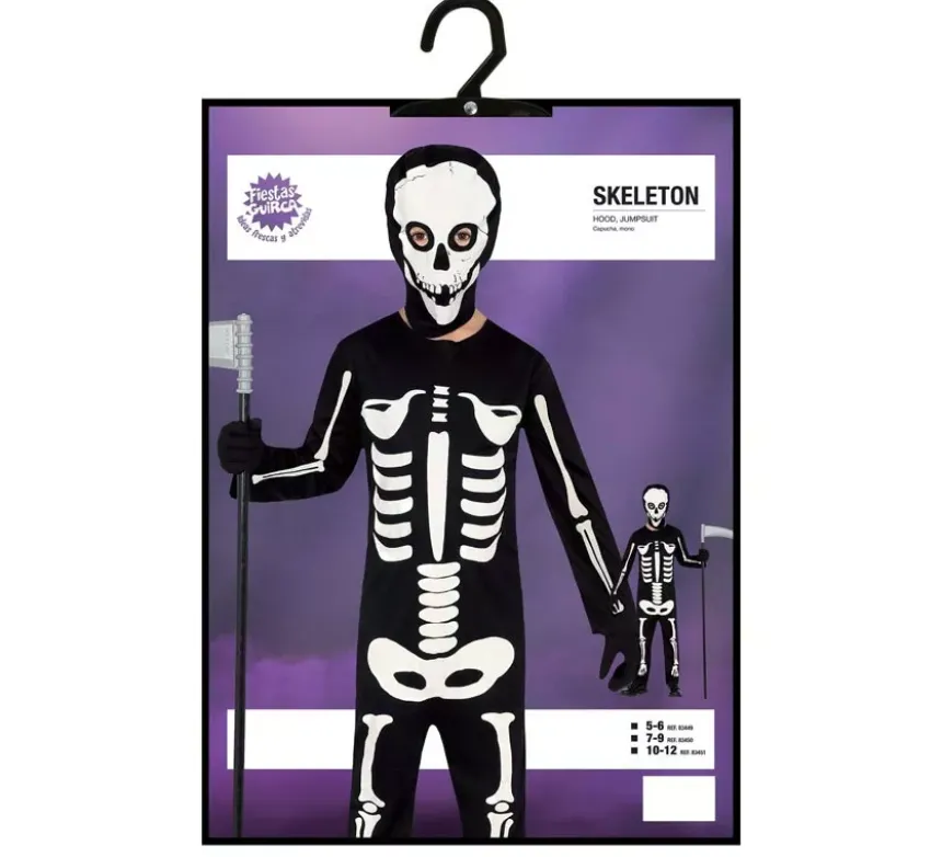 Costume da scheletro per bambini