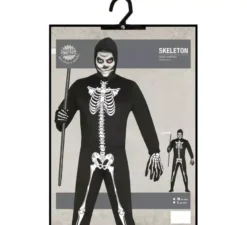 Costume da scheletro per uomo