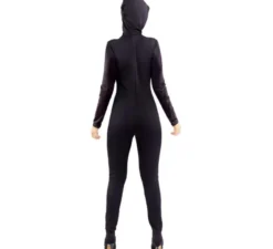 Costume da scheletro rosa che si illumina al buio per donna