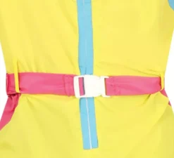 Costume da sciatore giallo per uomo