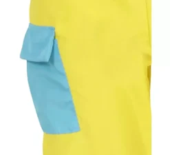 Costume da sciatrice giallo per donna