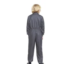 Costume da scimmia da lavoro grigia per bambino