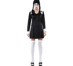 Costume da scolaretta gotico per un uomo