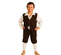 Costume da scudiero medievale per un bambino