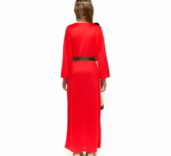 Costume da senatore romano rosso per donna