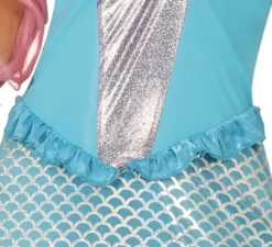 Costume da sirenetta azzurro per donna