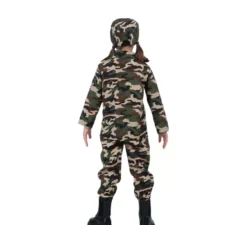 Costume da soldato con walkie-talkie per bambini