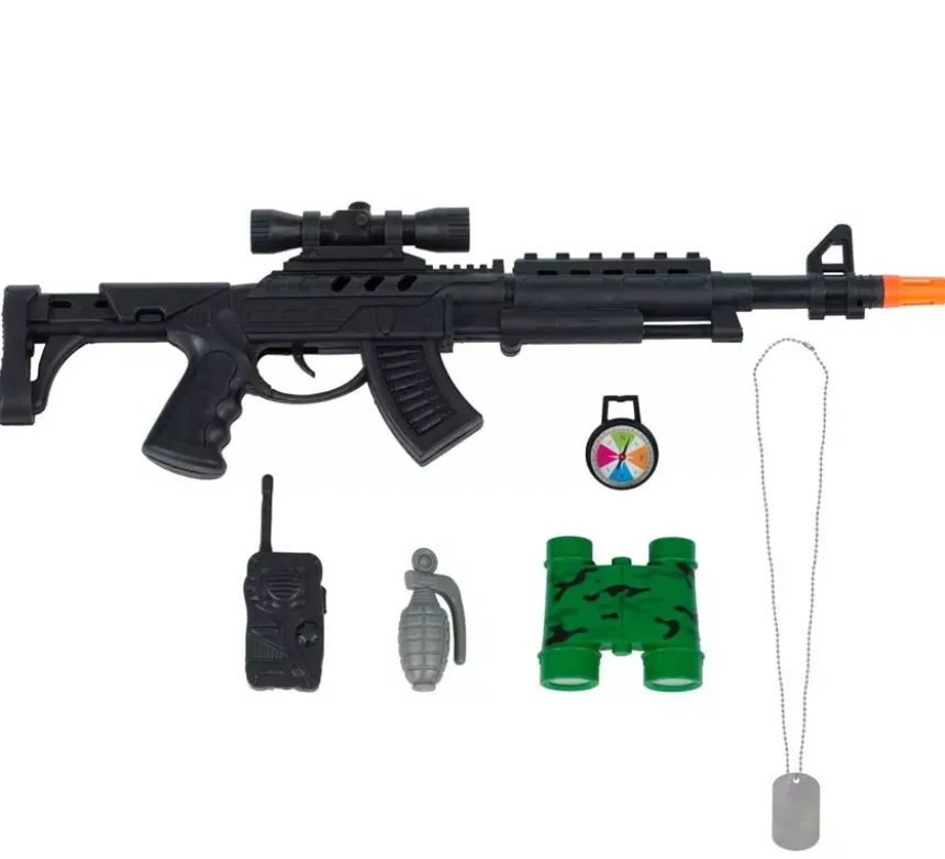Costume da soldato con walkie-talkie per bambini