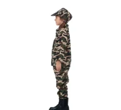 Costume da soldato con walkie-talkie per bambini