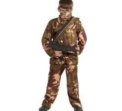 Costume da soldato mimetico per ragazzo