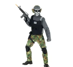 Costume da soldato scheletro per bambini