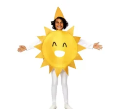 Costume da sole sorridente con cappello per bambino