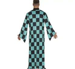 Costume da spadaccino anime Demon Slayer per uomo