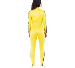 Costume da spadaccino Avenger giallo per donna
