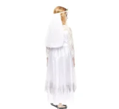 Costume da sposa cadavere insanguinata per bambina