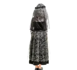 Costume da Sposa Dark con velo per bambina