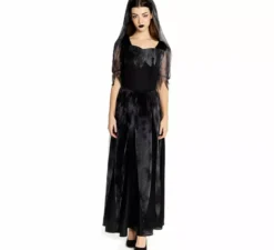 Costume da sposa gotica con velo per donna