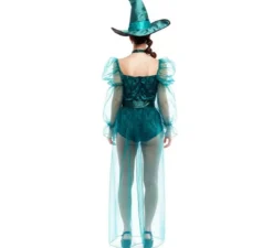 Costume da strega con trasparenze per donna