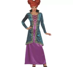 Costume da strega lilla per donna