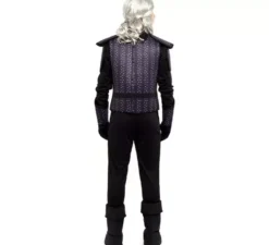 Costume da strega medievale oscura per uomo