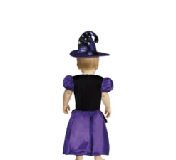 Costume da strega misteriosa viola per bambino