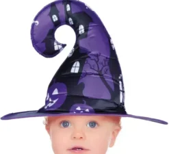 Costume da strega misteriosa viola per bambino