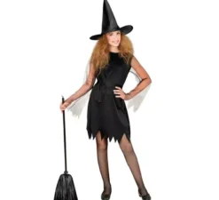 Costume da strega nera per bambine