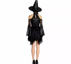 Costume da strega sexy in pizzo per donna