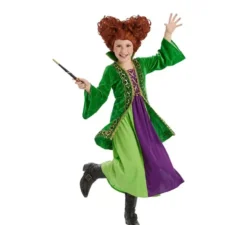Costume da strega verde per bambine