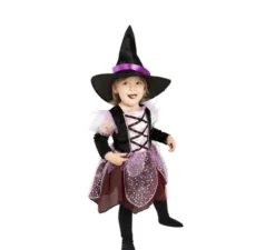 Costume da Strega Viola per bambina e bambina
