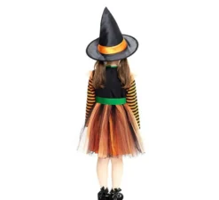 Costume da Strega Zucca con cappello per bambina e bambina